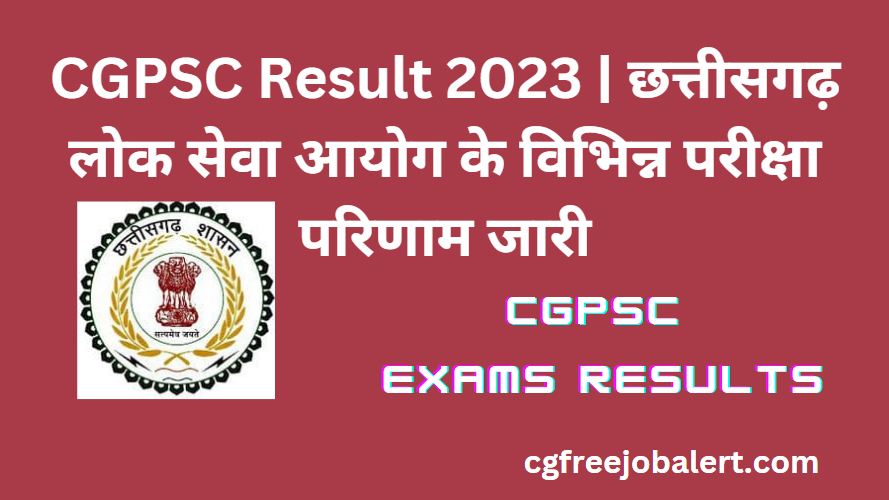 CGPSC Result 2023