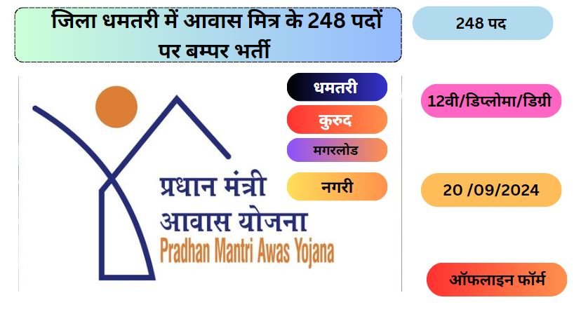 Dhamtari Awas Mitra Recruitment 2024